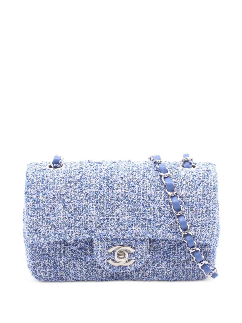 CHANEL Pre-Owned Matelasse chain shoulder bag - Blue