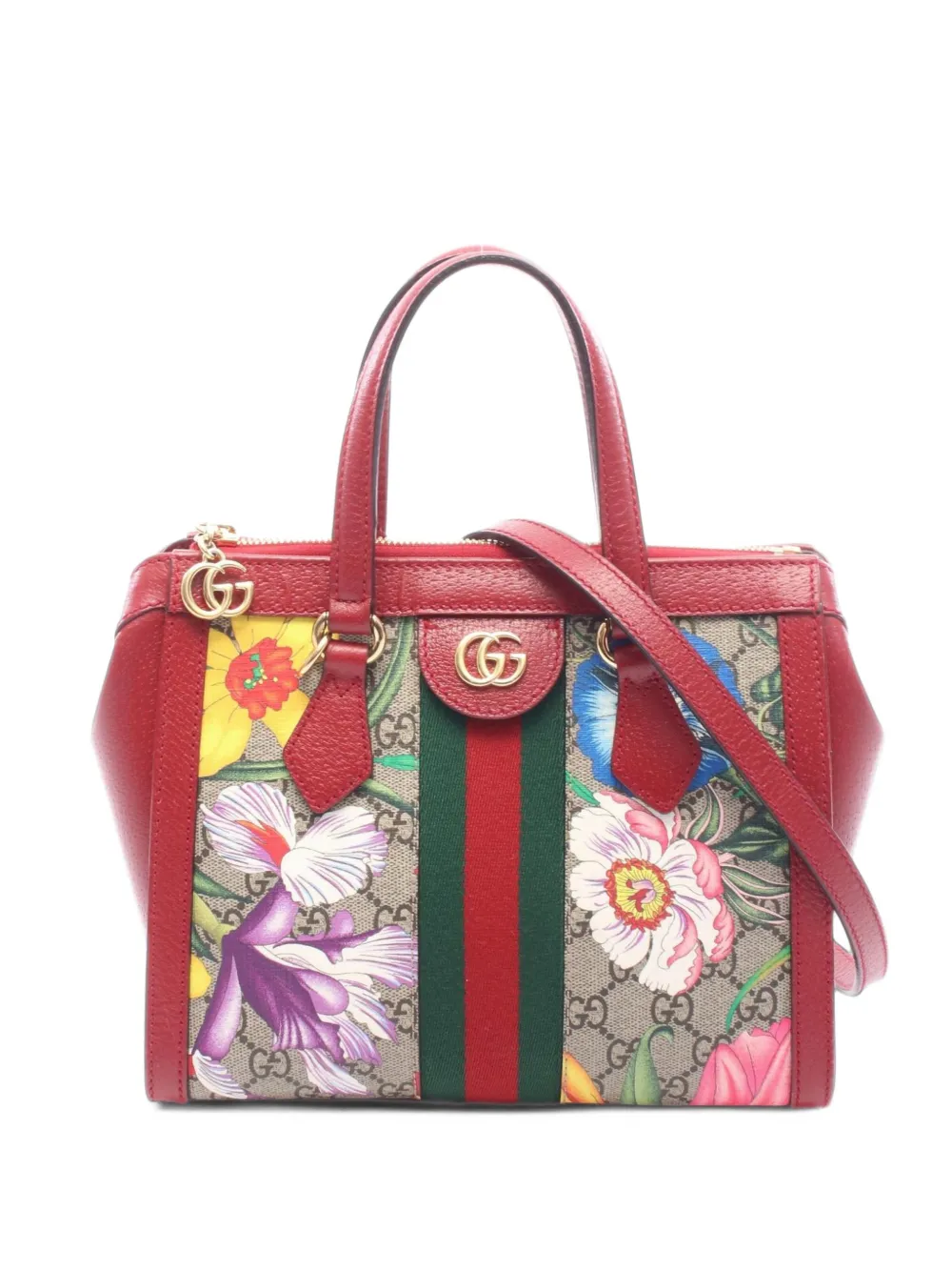 Gucci Pre-Owned 2010s Ophidia GG Flora handbag - Rot