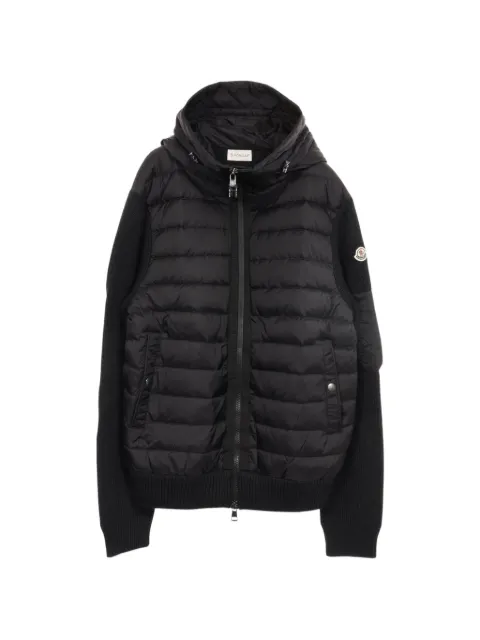 Moncler Vintage кардиган с капюшоном и стегаными вставками (2020-е годы)