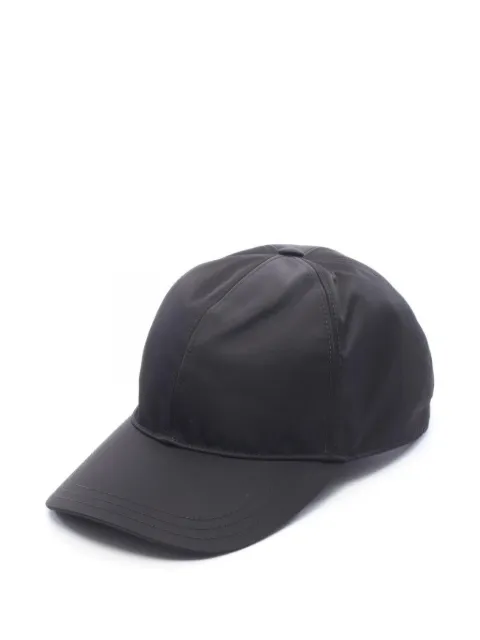 Prada Pre-Owned 2020s Re-Nylon triangle logo baseball cap