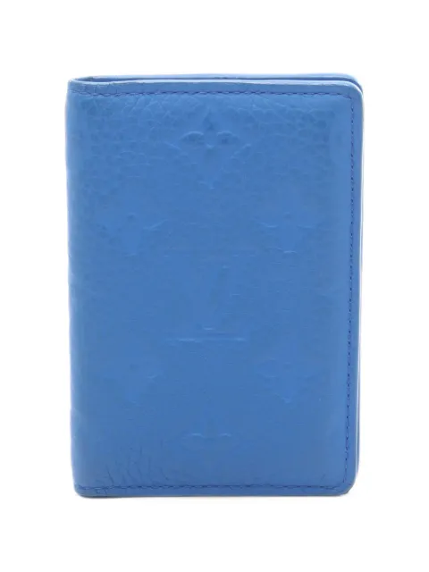 Louis Vuitton Pre-Owned tarjetero con monograma en relieve 2021