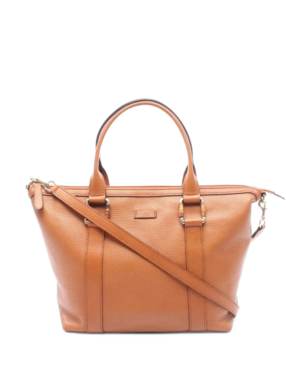 Gucci Pre-Owned 2000s 2-way leather tote bag - Brown