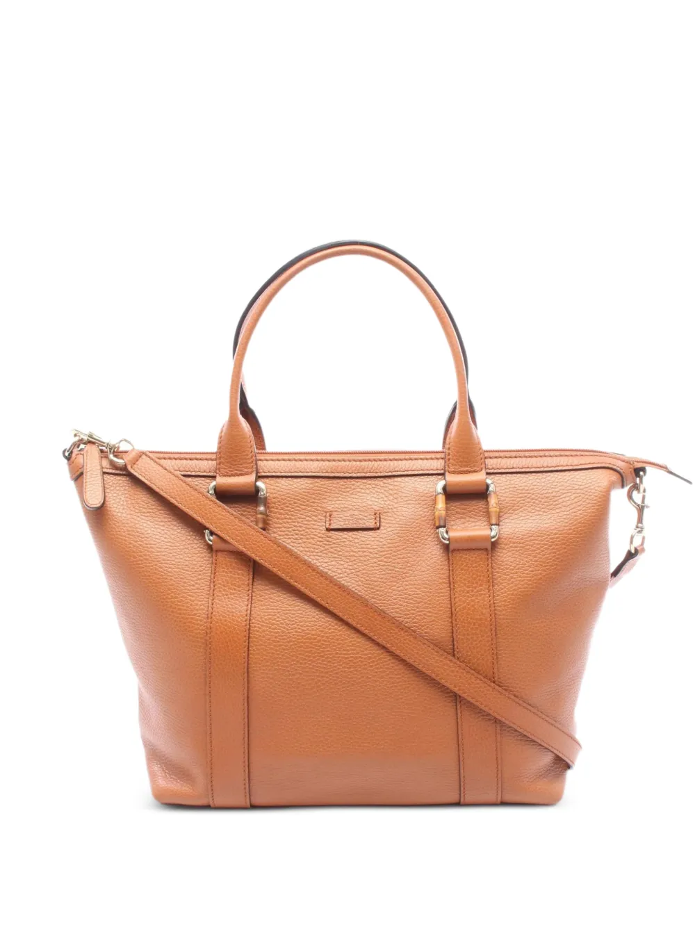 Gucci Pre-Owned 2000s 2-way leather tote bag - Brown