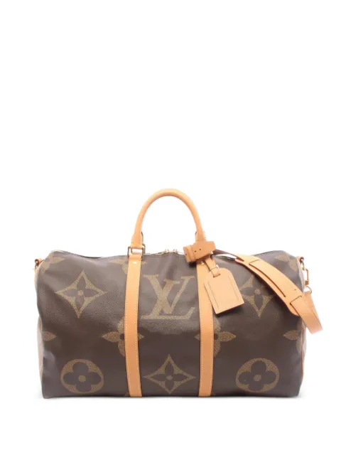 Louis Vuitton Pre-Owned 2019 50 Monogram Giant Keepall Bandoulière Boston bag