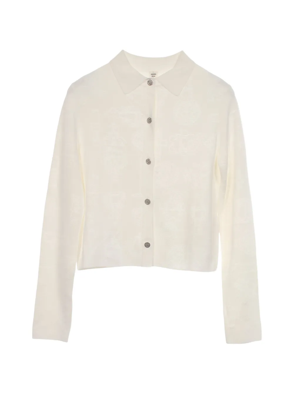 Hermès Pre-Owned 2010 Feronnerie cardigan - Weiß