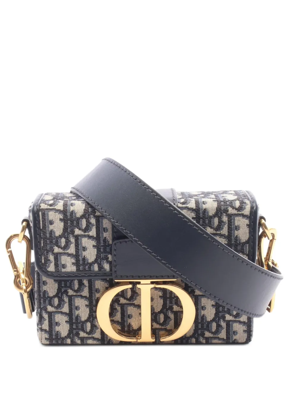 Christian Dior Pre-Owned 2010s 30 Montaigne Oblique shoulder bag - Blue