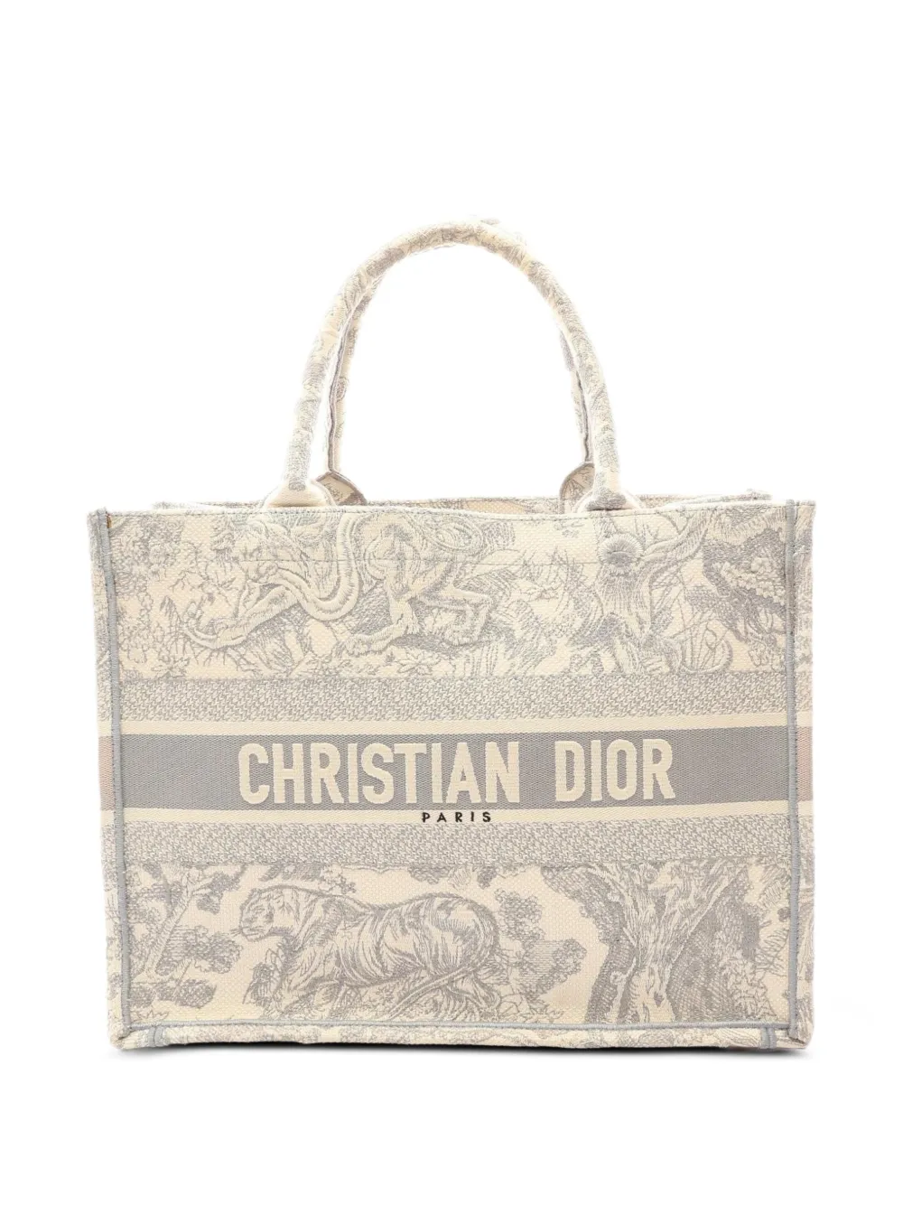 Christian Dior Pre-Owned 2000s Medium Book Tote Toile de Jouy tote bag - Grau