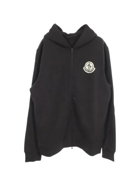 Moncler Vintage 로고 패치 후드 집업
