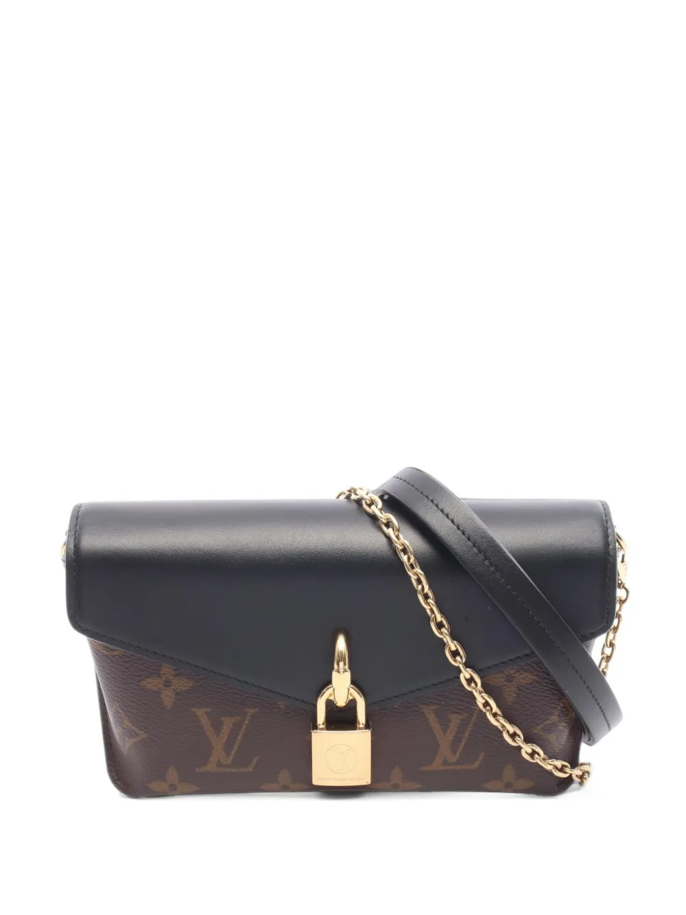 Louis Vuitton Pre-Owned 2010s Monogram padlock shoulder bag - Braun