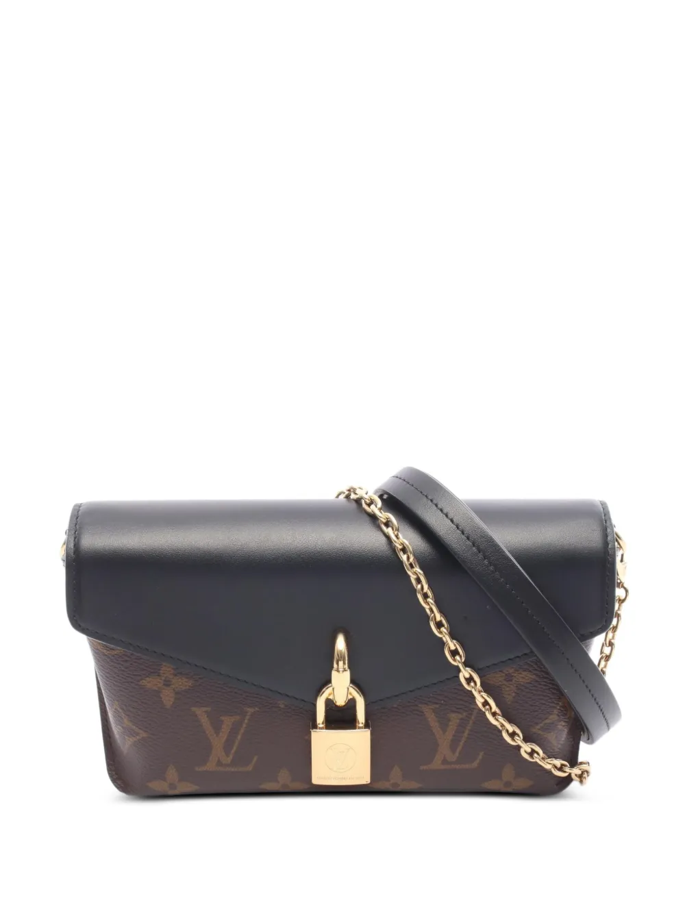 Louis Vuitton Pre-Owned 2010s Monogram padlock shoulder bag - Braun