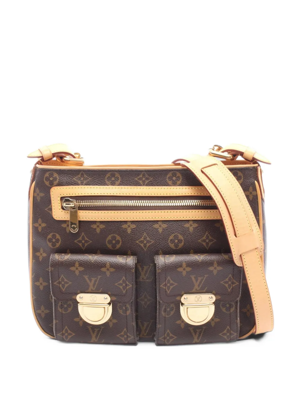 Louis Vuitton Pre-Owned 2006 Monogram Hudson GM cross body bag - Marrone