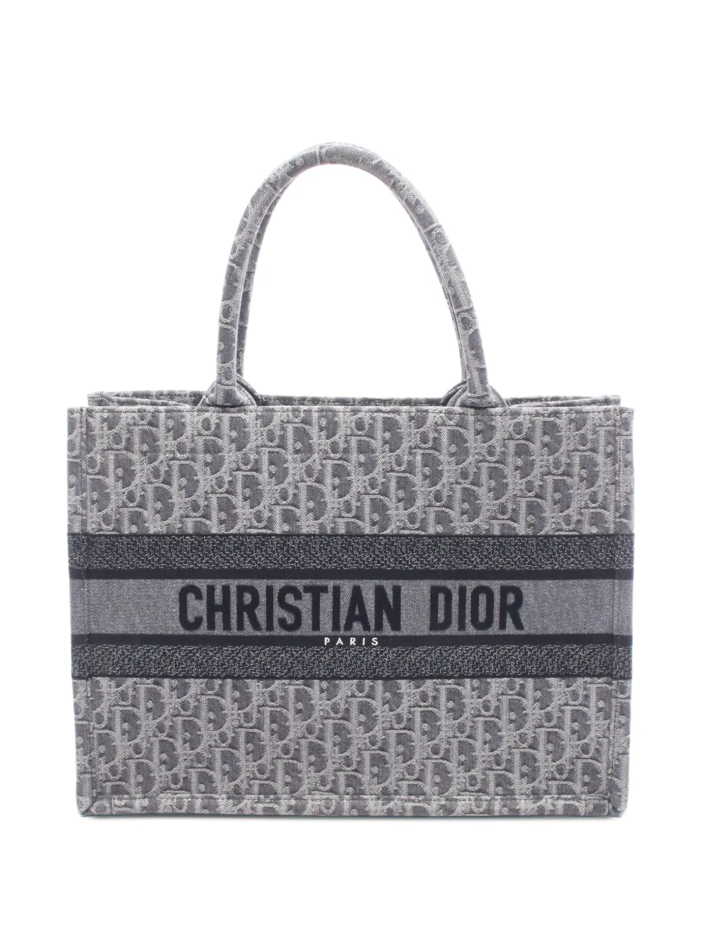 Christian Dior Pre-Owned 2010s Medium Book Tote canvas tote bag - Grau