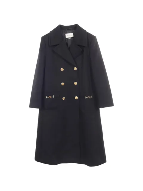 Gucci Pre-Owned 2010s Interlocking G double-breasted coat