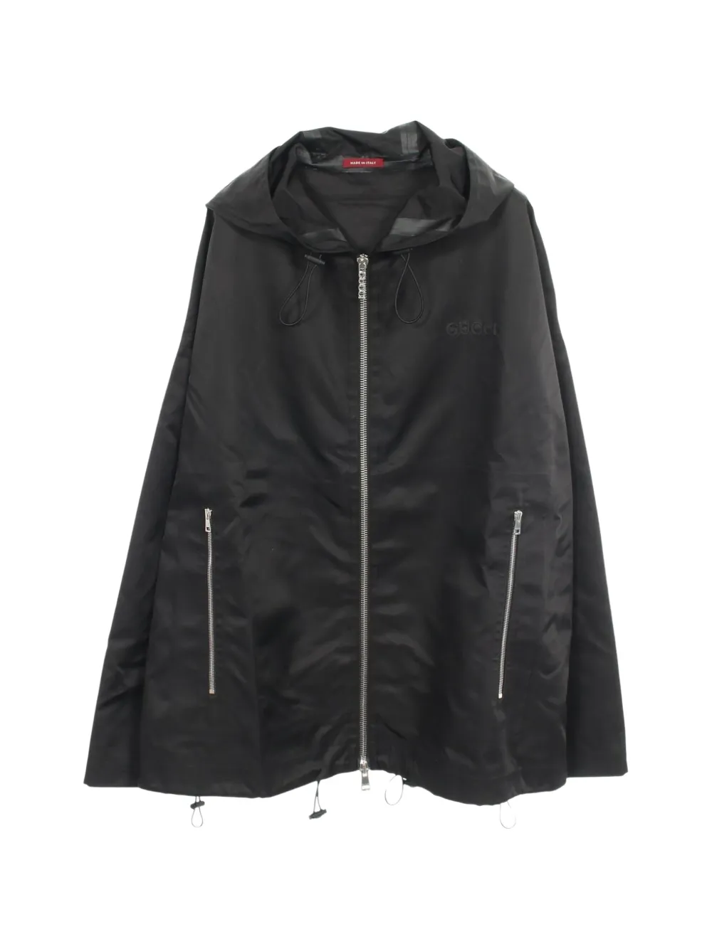 Gucci Pre-Owned veste zippée à capuche (années 2000) - Noir Gucci Pre-Owned veste zippée à capuche (années 2000) - Noir