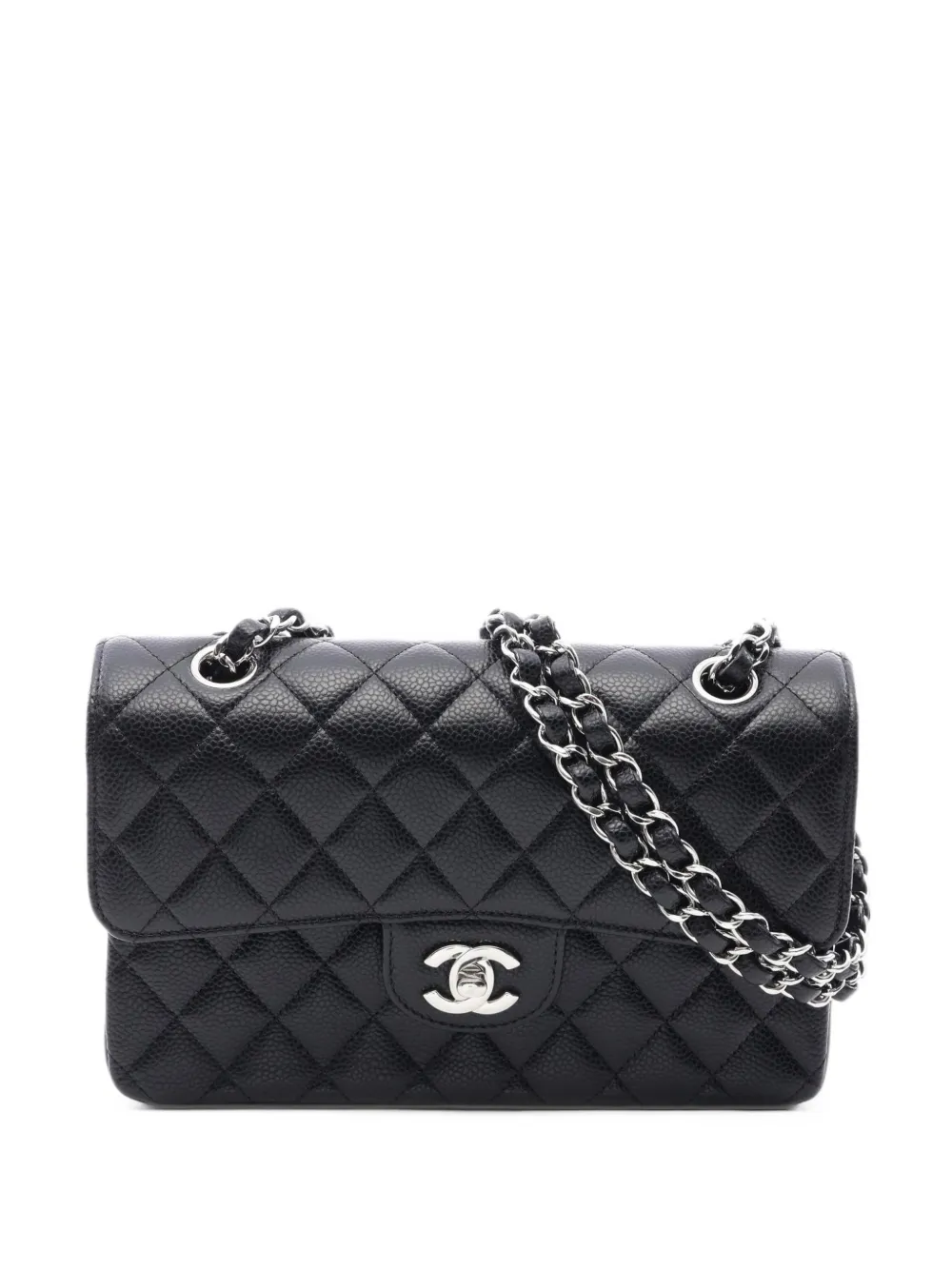 CHANEL Pre-Owned matelassé Caviar shoulder bag - Black
