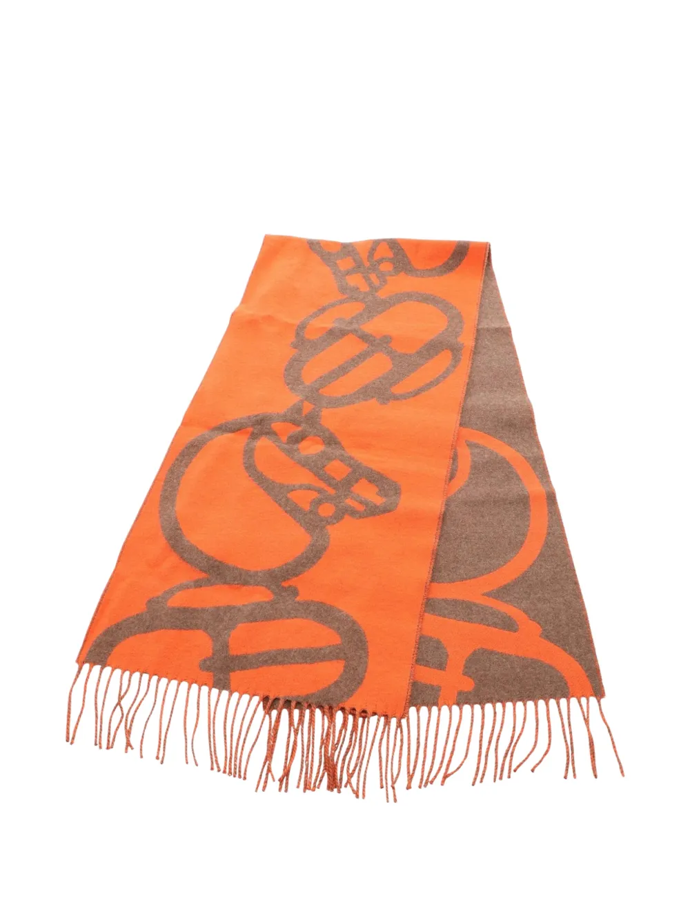 Hermès Pre-Owned 2020s Boucle Camayle scarf - Arancione
