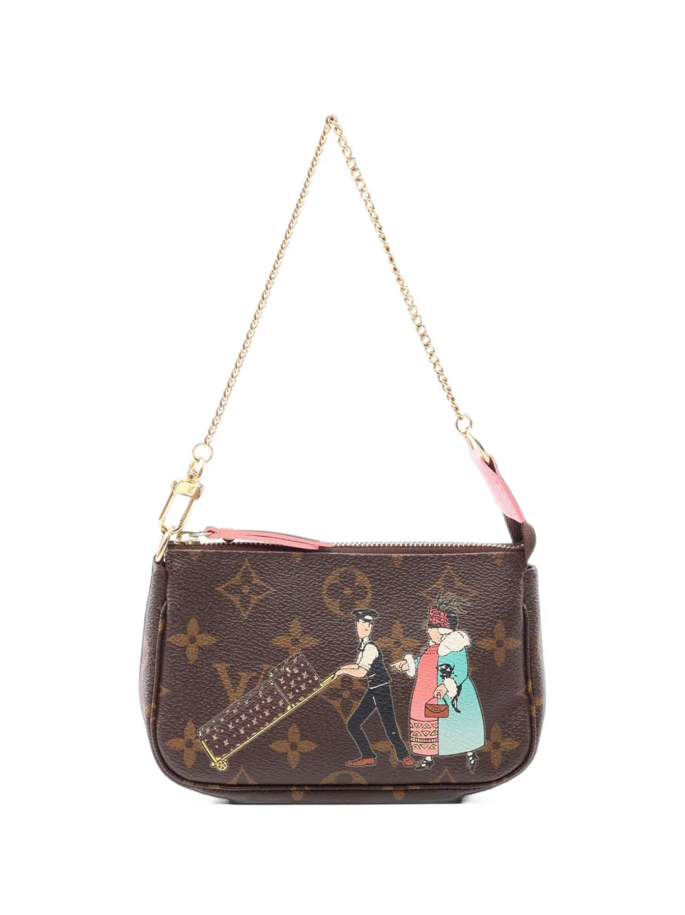 Louis Vuitton Pre-Owned 2011 mini Pochette Accessoires shoulder bag - Braun