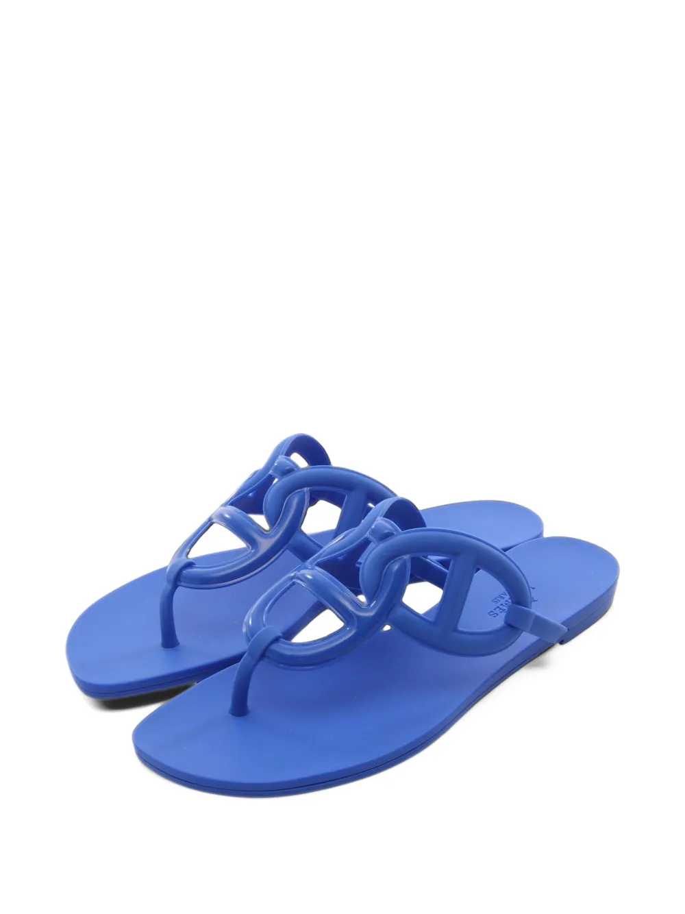Hermès Pre-Owned 2020s Egeri Chaîne d'Ancre sandals - Bleu Hermès Pre-Owned 2020s Egeri Chaîne d'Ancre sandals - Bleu