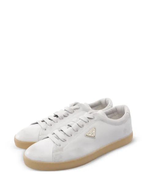 Prada Pre-Owned 2010s Triangle logo sneakers
