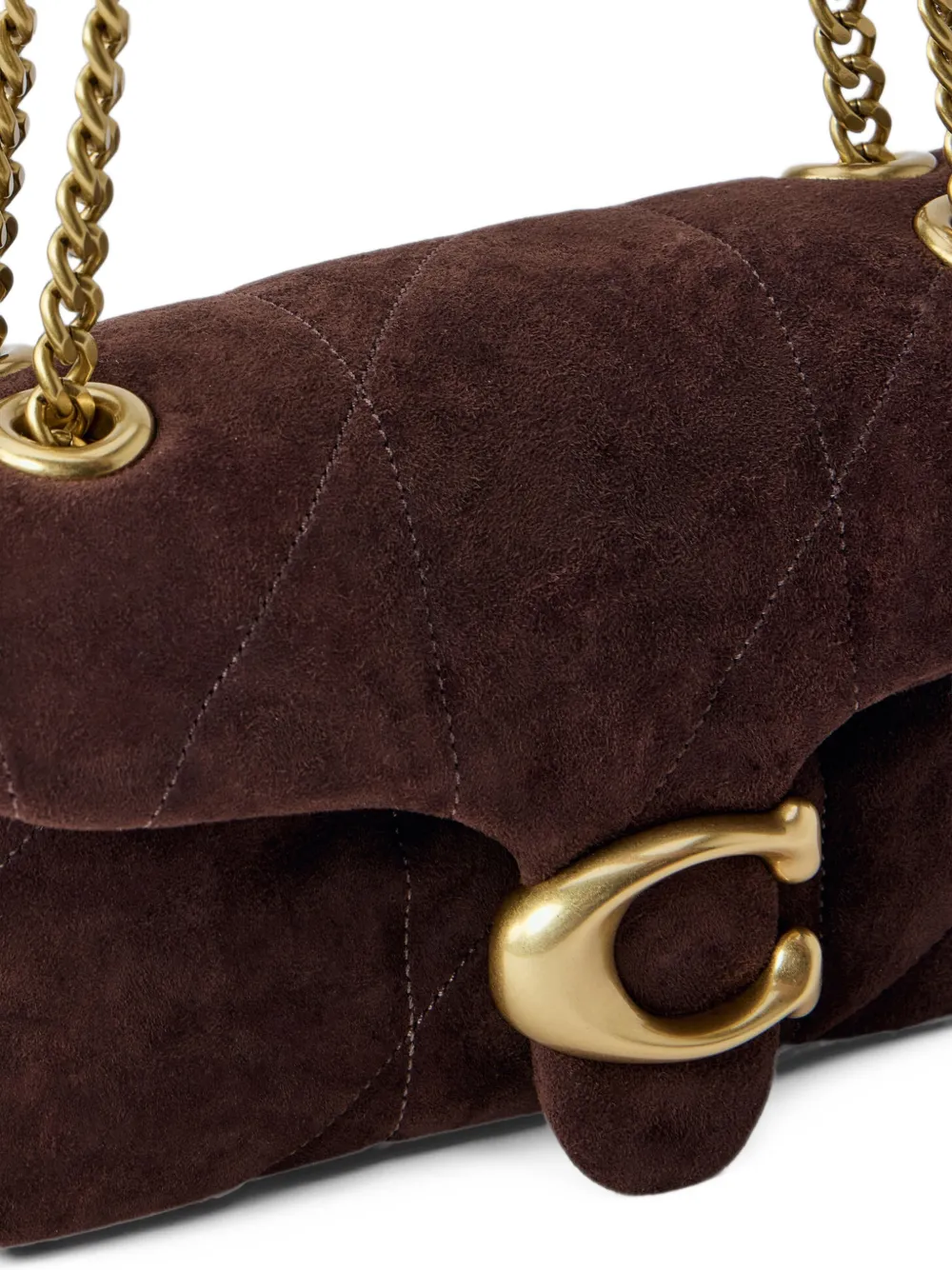 Coach Tabby shoulder bag 20 with quilting Bruin