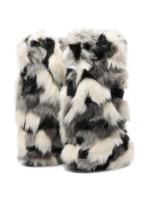 Casadei Double Face Husky patchwork boots
