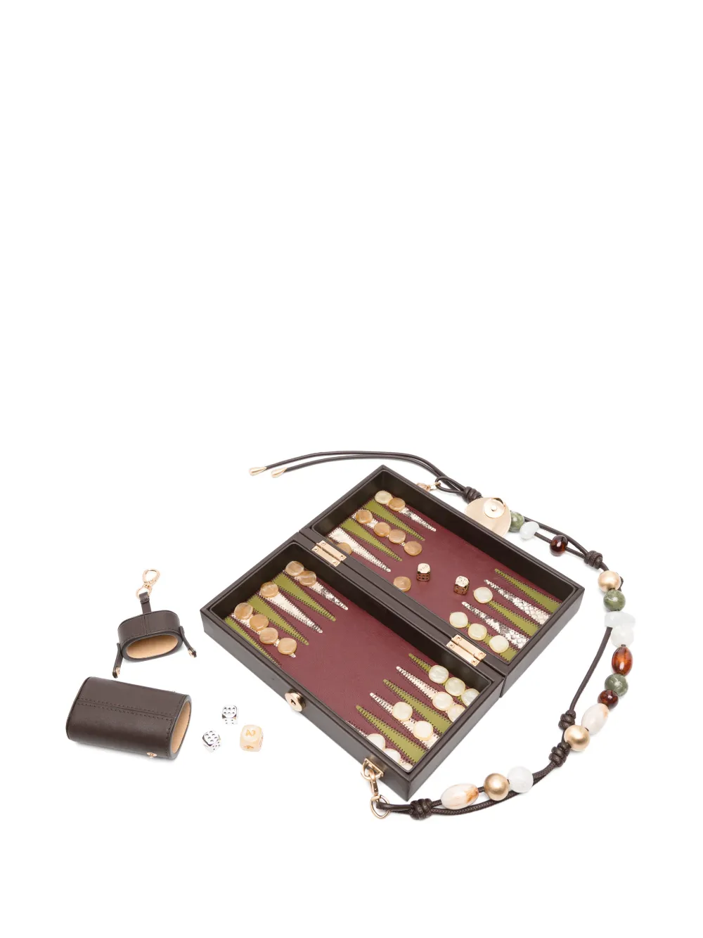 Cult Gaia The Backgammon clutch Bruin