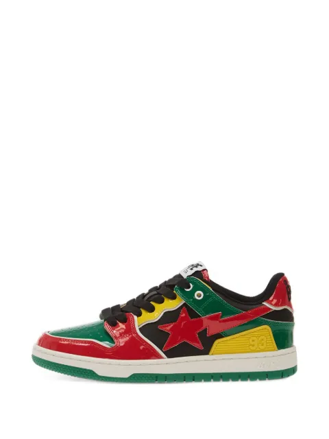 A BATHING APE® Sk8 Sta patent leather sneakers