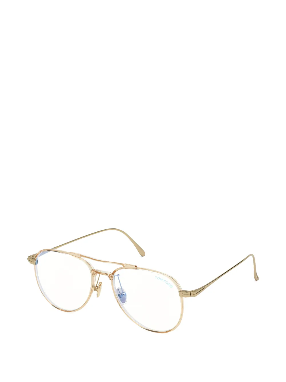 TOM FORD Eyewear pilot-frame glasses Goud