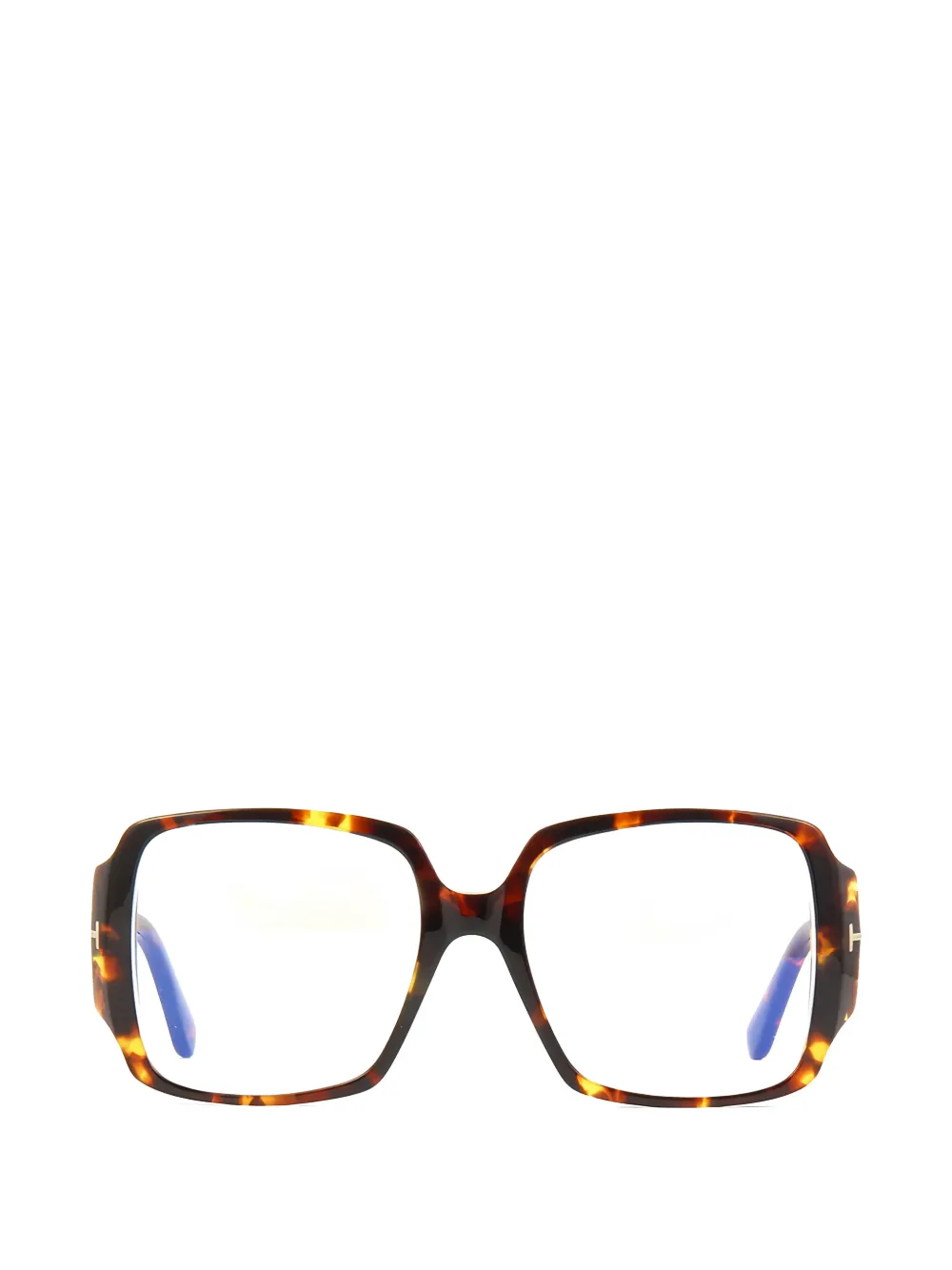 TOM FORD Eyewear square-frame glasses - Marrone