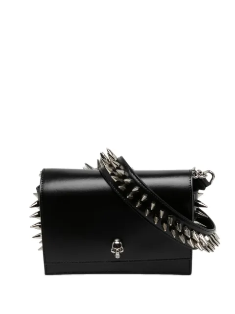 Alexander McQueen Pre-Owned 2023 Small Smooth Calfskin Skull Biker crossbody bag