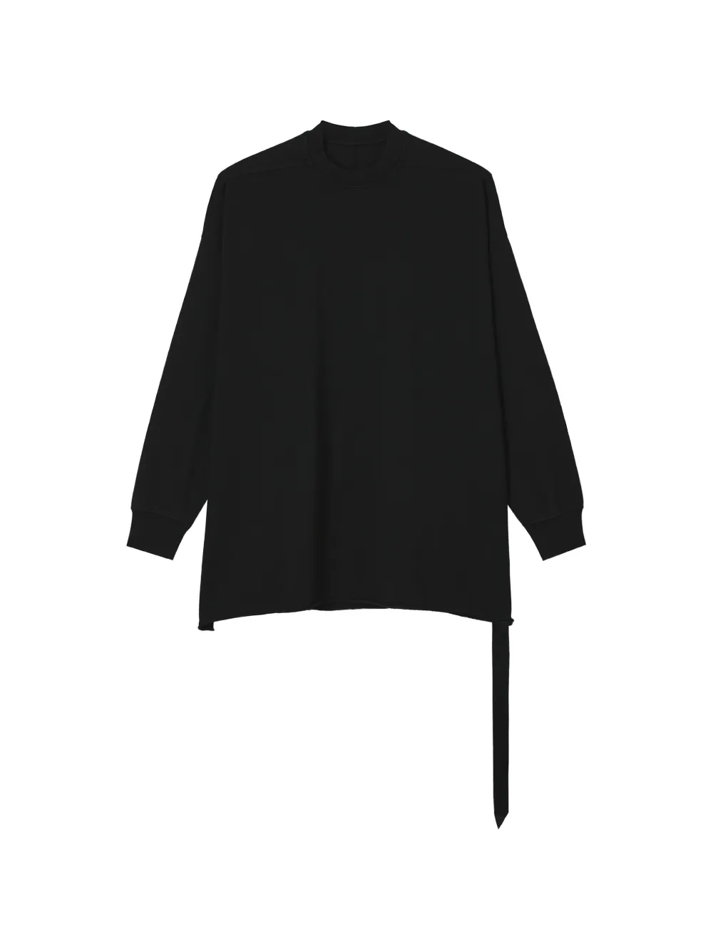 Rick Owens DRKSHDW Gerafeld T-shirt met lange mouwen Zwart