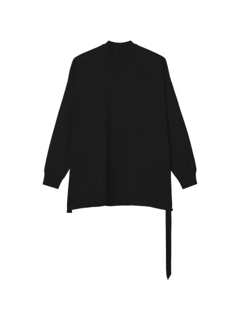 Rick Owens DRKSHDW raw-edge long-sleeve T-shirt