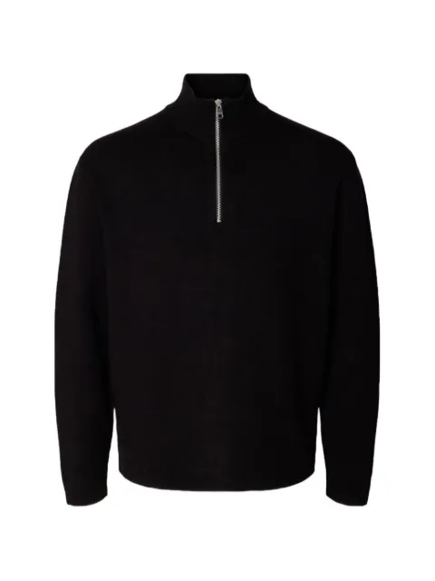 SELECTED Teller half-zip sweater