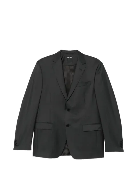 Zegna satin-lapel suit