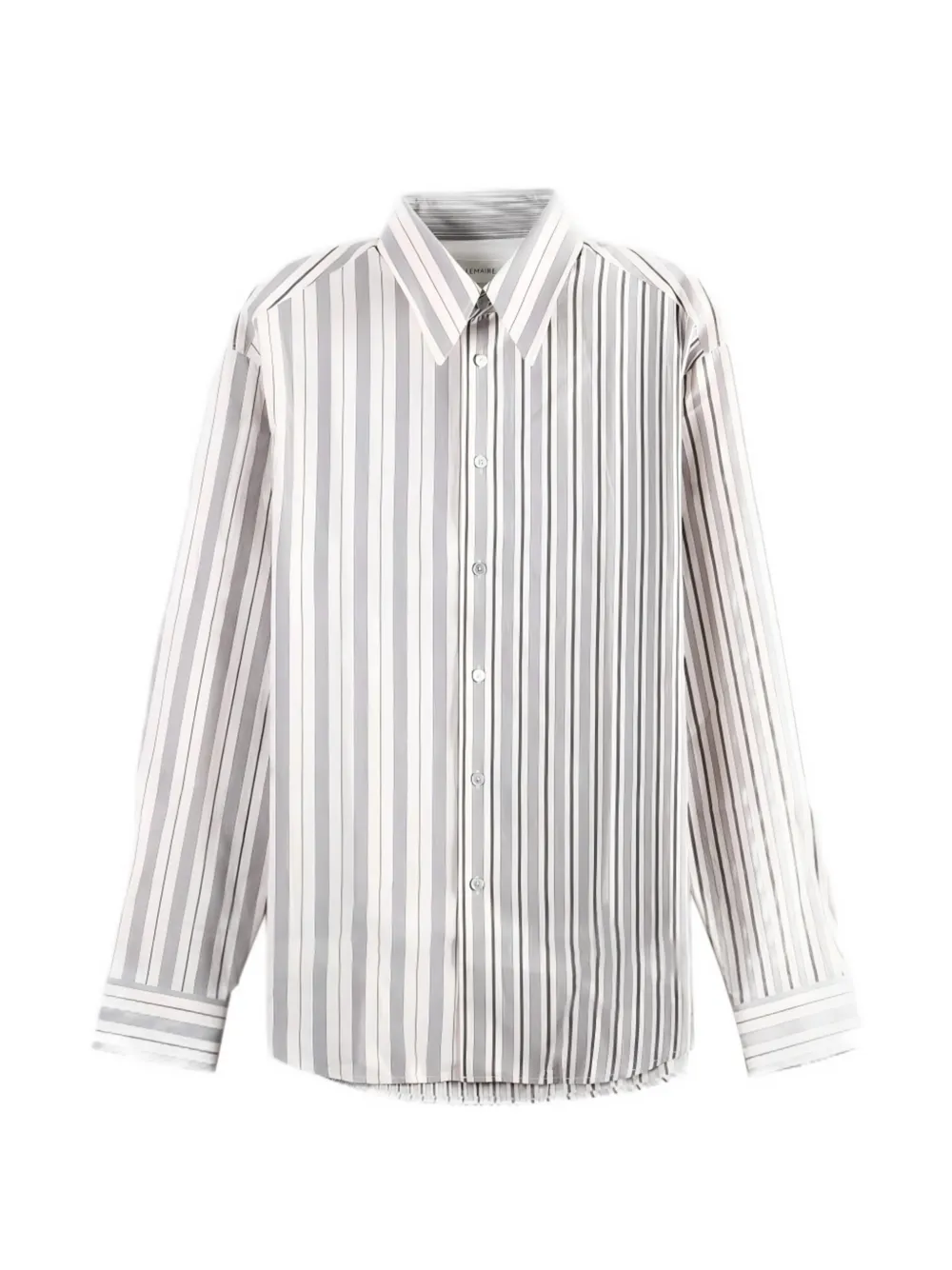 LEMAIRE vertical-stripe shirt - Neutrals