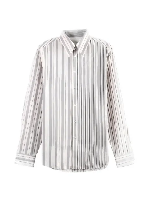 LEMAIRE camisa con motivo de rayas verticales