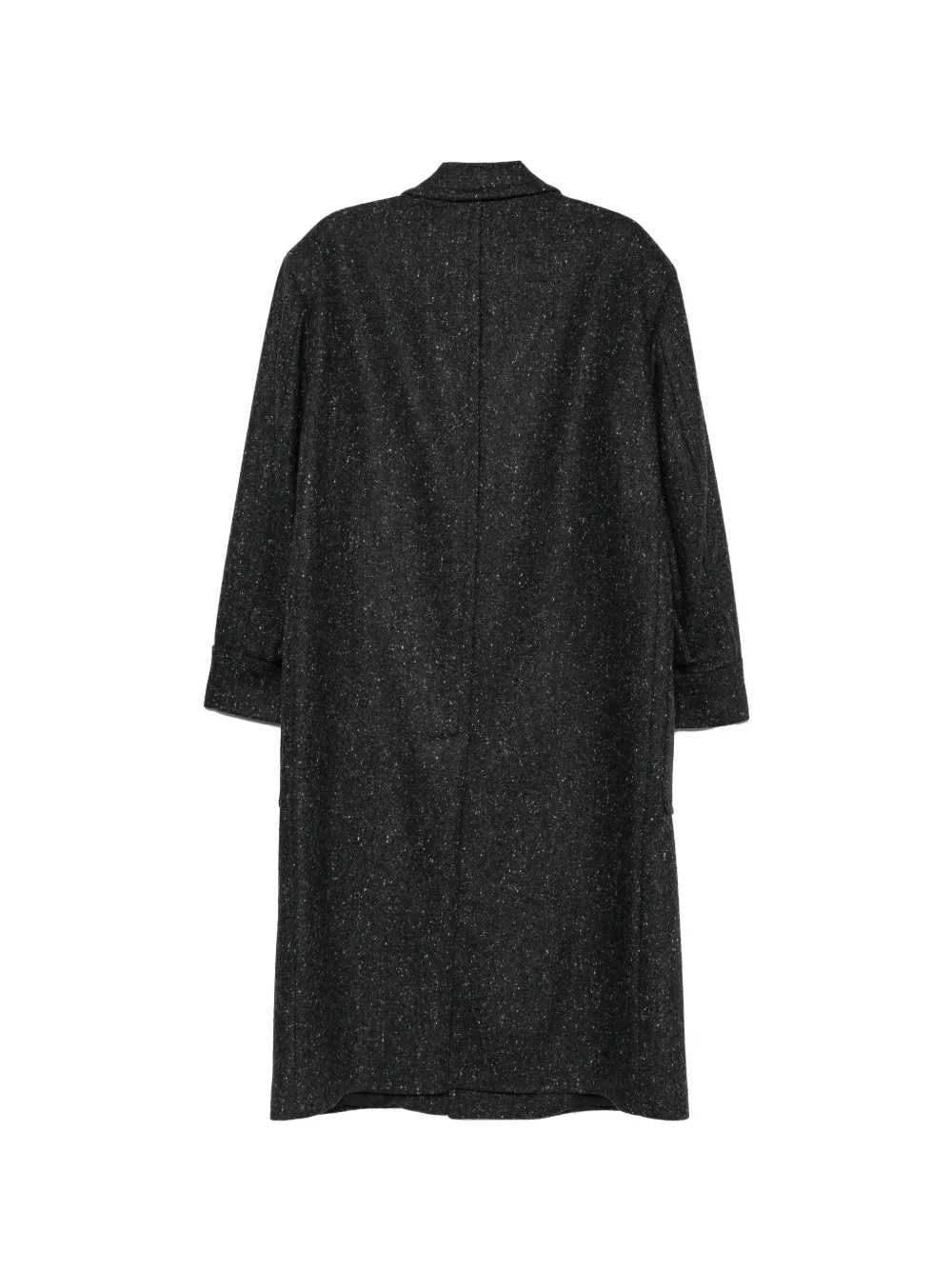 Hevo double-breasted flecked coat Grijs