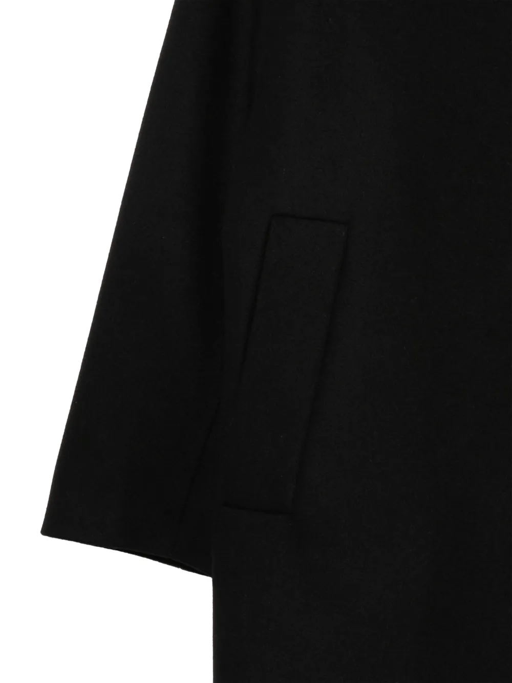 Hevo single-breasted notched-lapel coat Zwart