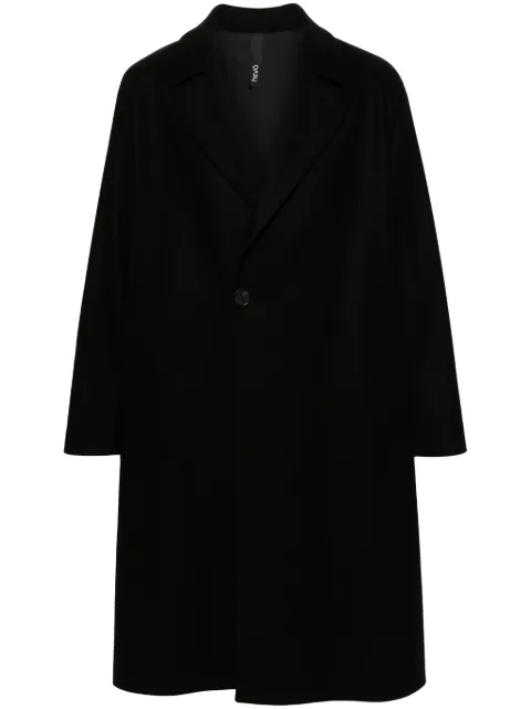 Hevo single-breasted notched-lapel coat