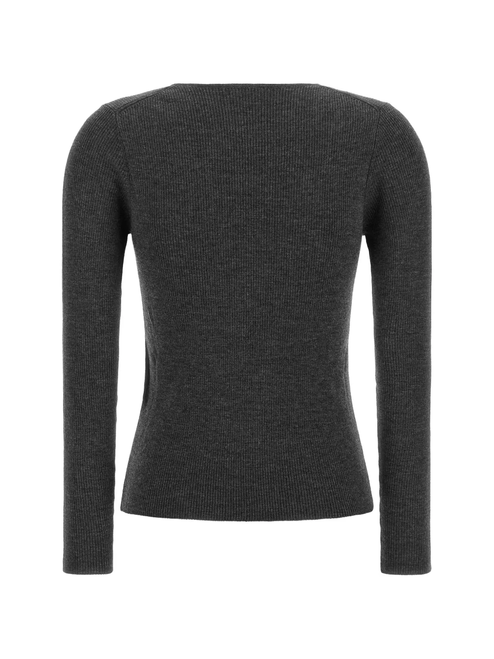 P.A.R.O.S.H. ribbed square-neck sweater Grijs