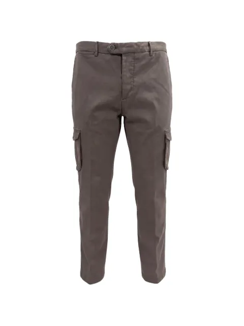 Kiton logo-patch cargo pants