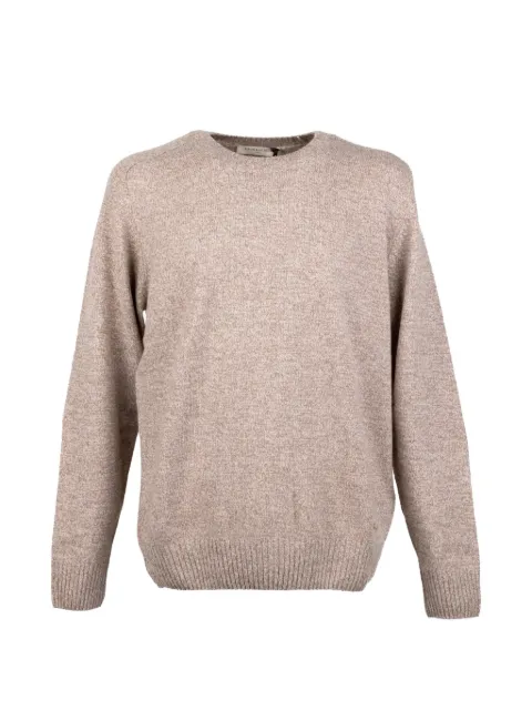 BROOKSFIELD mélange-effect crew-neck sweater