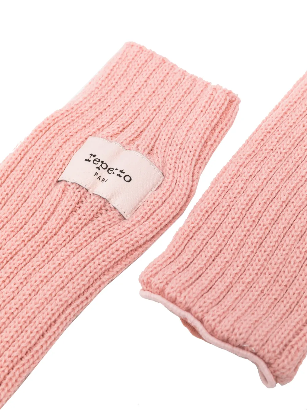 Repetto ribbed-knit leg warmers Roze