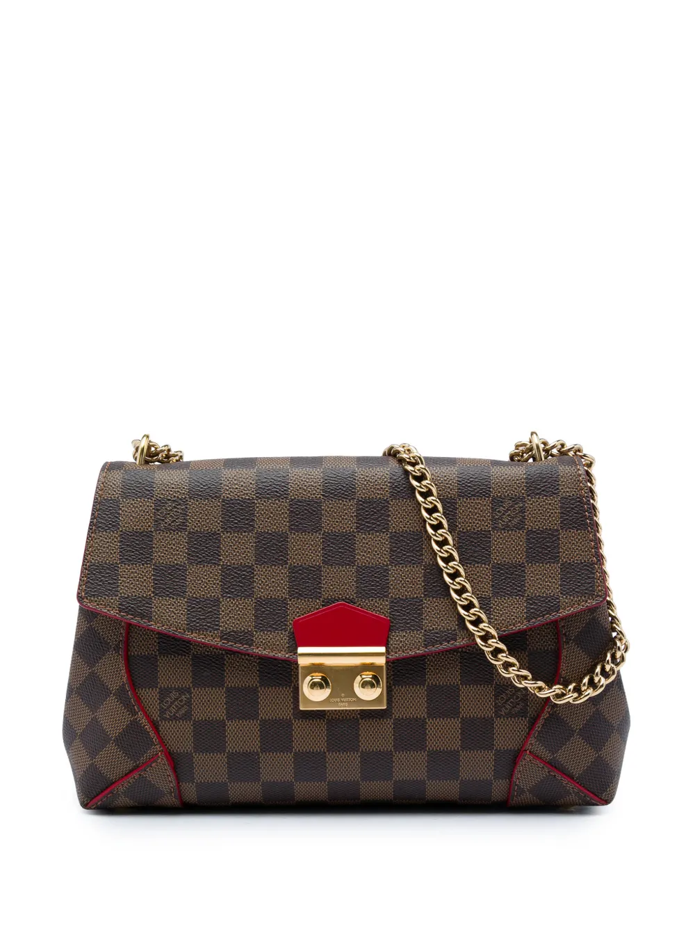 Louis Vuitton Pre-Owned 2016 Damier Ebene Caissa Clutch shoulder bag - Braun
