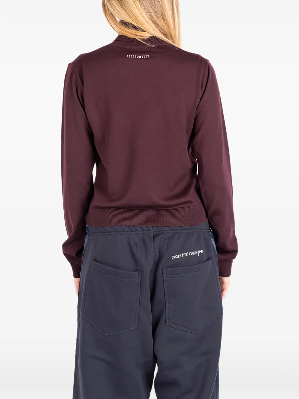 Société Anonyme Lisa roll-neck wool sweater Rood