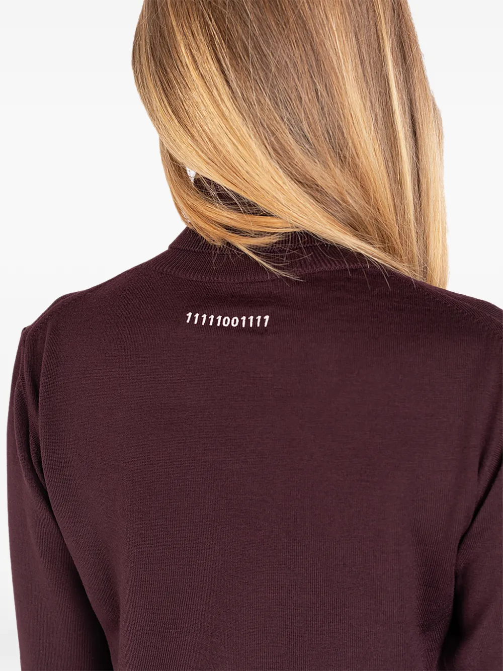 Société Anonyme Lisa roll-neck wool sweater Rood