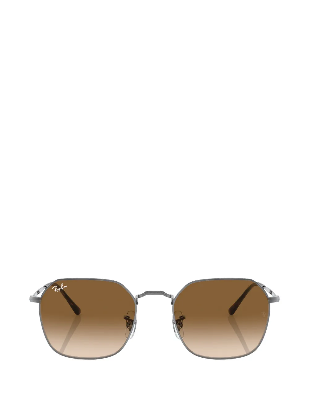 Ray-Ban Zonnebril met geometrisch montuur Zilver