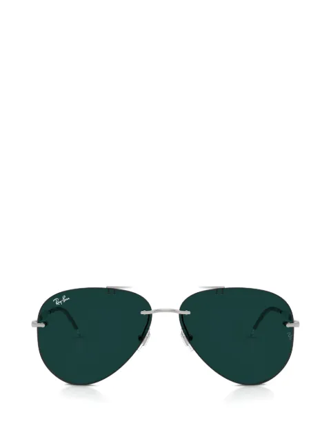 Ray-Ban rimless pilot-frame sunglasses