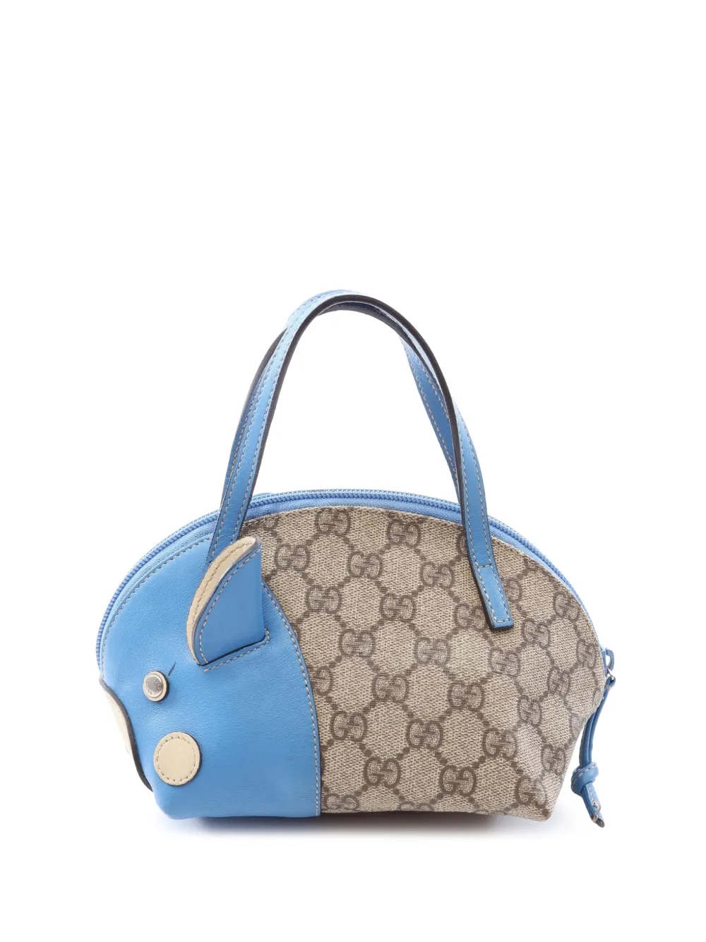 Gucci Pre-Owned 2000-2015 GG Supreme Zoo handbag - Brown