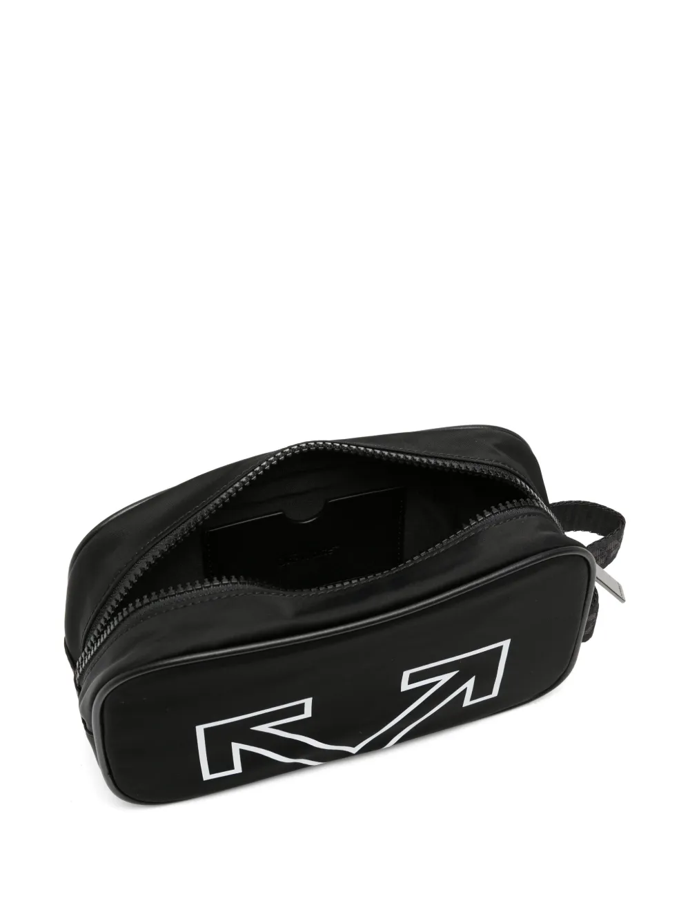Off-White Arrows logo clutch bag Zwart